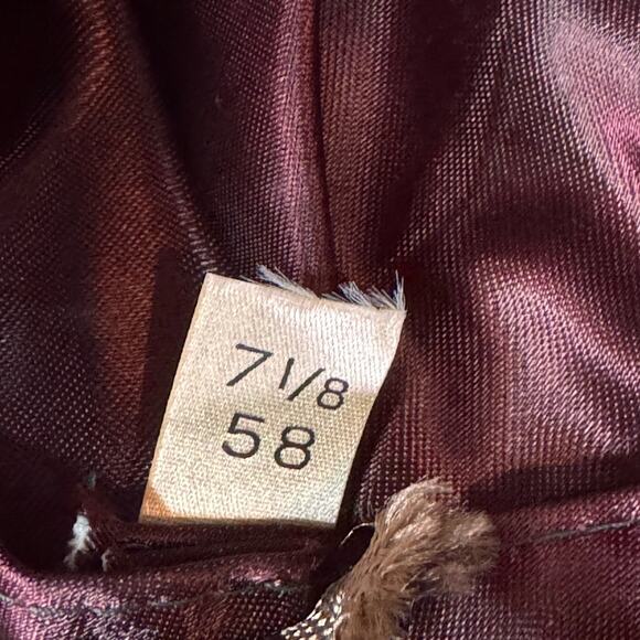 VINTAGE Wool Hat Men's L Handwoven Harris Tweed British‎ Blokecore England Fall - Picture 8 of 11